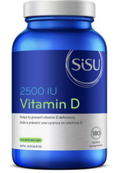 Sisu Sisu Vitamin D 2500 IU (180 Tablets)
