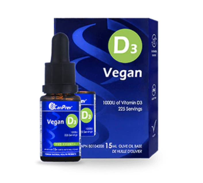 CanPrev CanPrev Vitamin D3 Vegan 1000 IU Drops