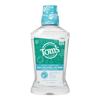 Toms Toms Refreshing Mint Sea Salt Mouthwash