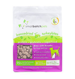 Smallbatch SMALLBATCH DOG/CAT FREEZE DRIED TURKEY BITES 7OZ