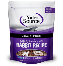 NutriSource Pet Foods NUTRISOURCE SOFT & TENDER BITES RABBIT RECIPE 6OZ