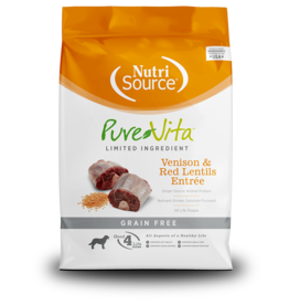 NutriSource Pet Foods PUREVITA DOG VENISON & RED LENTILS ENTRÉE