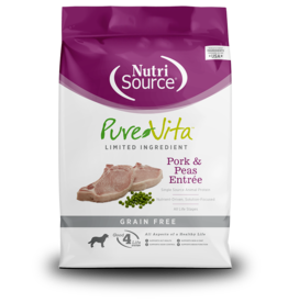 NutriSource Pet Foods PUREVITA DOG PORK & PEAS ENTRÉE