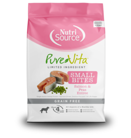 NutriSource Pet Foods PUREVITA DOG SMALL BITES SALMON & PEAS ENTRÉE