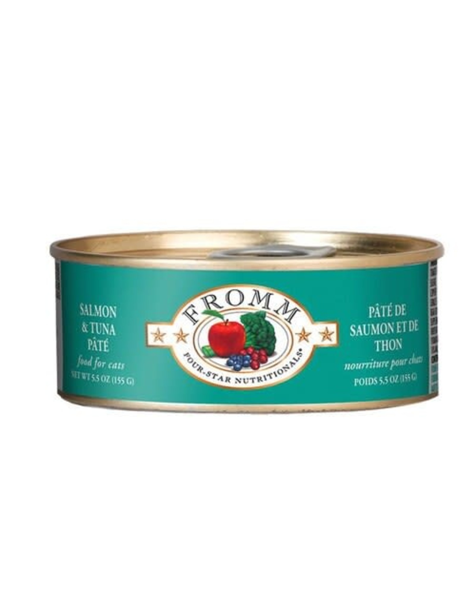 Fromm Family Pet Food FROMM CAT FOUR-STAR NUTRITIONALS SALMON & TUNA PÂTÉ 5.5OZ