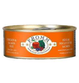 Fromm Family Pet Food FROMM CAT FOUR-STAR NUTRITIONALS CHICKEN & SALMON PÂTÉ 5.5OZ