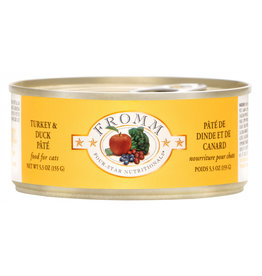 Fromm Family Pet Food FROMM CAT FOUR-STAR NUTRITIONALS TURKEY & DUCK PÂTÉ 5.5OZ