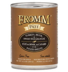 Fromm Family Pet Food FROMM DOG TURKEY, DUCK, & SWEET POTATO PÂTÉ 12.2OZ