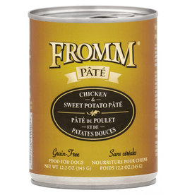 Fromm Family Pet Food FROMM DOG CHICKEN & SWEET POTATO PÂTÉ 12.2OZ