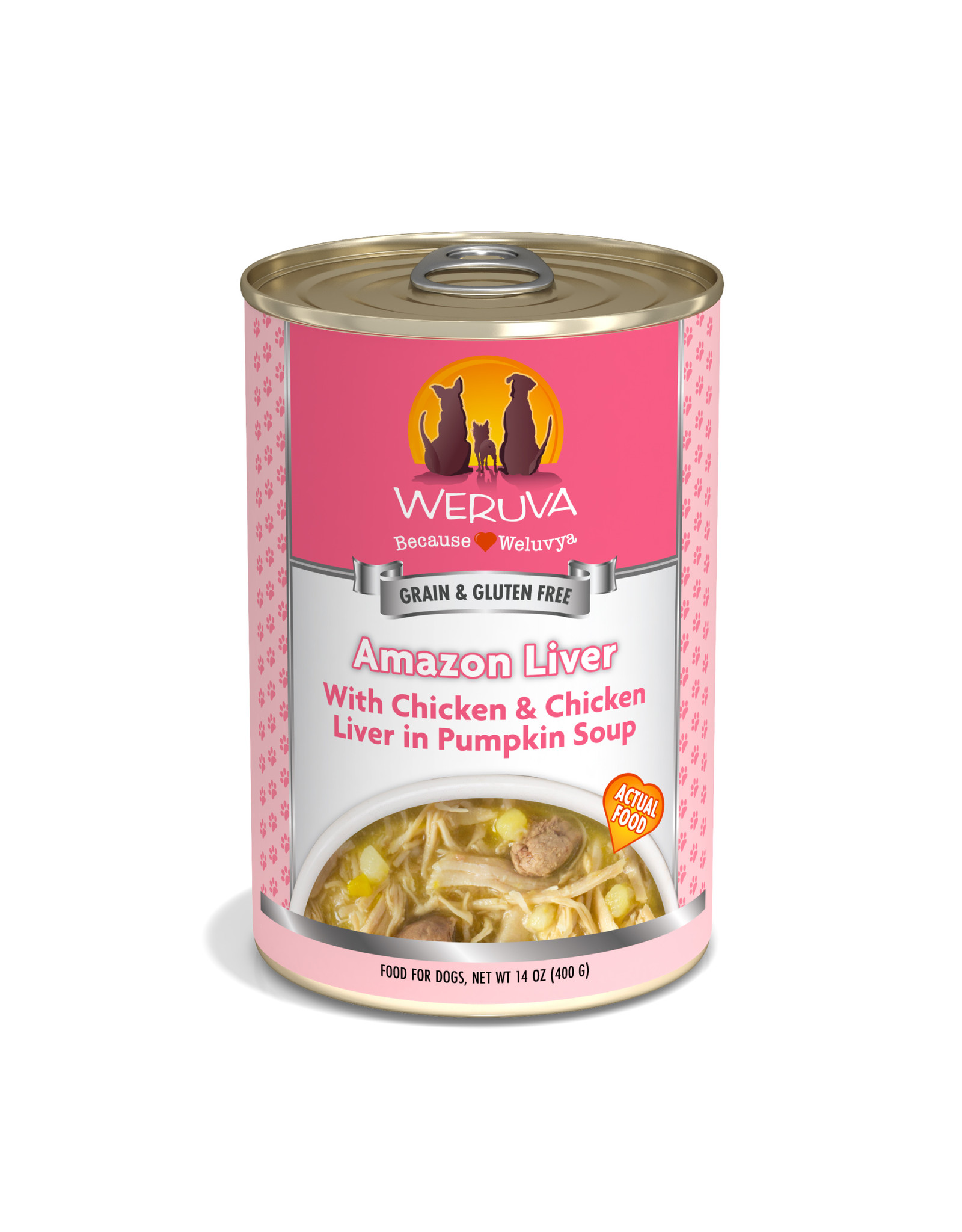 Weruva WERUVA DOG AMAZON LIVER WITH CHICKEN & CHICKEN LIVER IN PUMPKIN SOUP