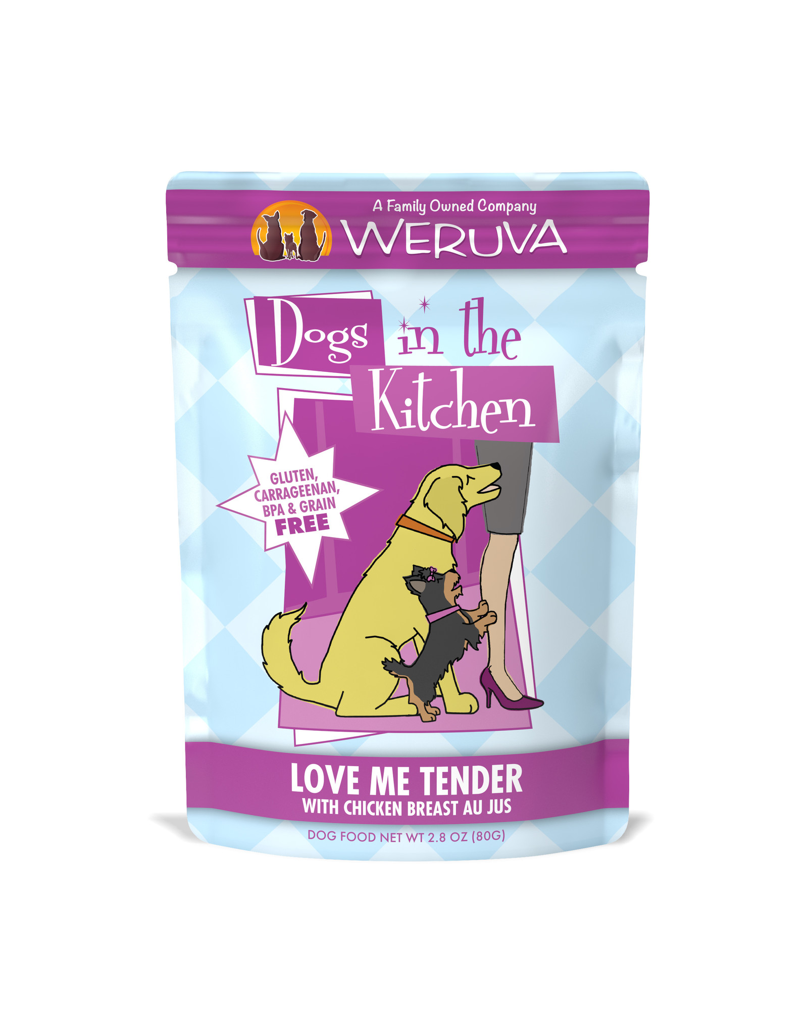 Weruva WERUVA DOG DOGS IN THE KITCHEN LOVE ME TENDER WITH CHICKEN BREAST AU JUS 2.8OZ