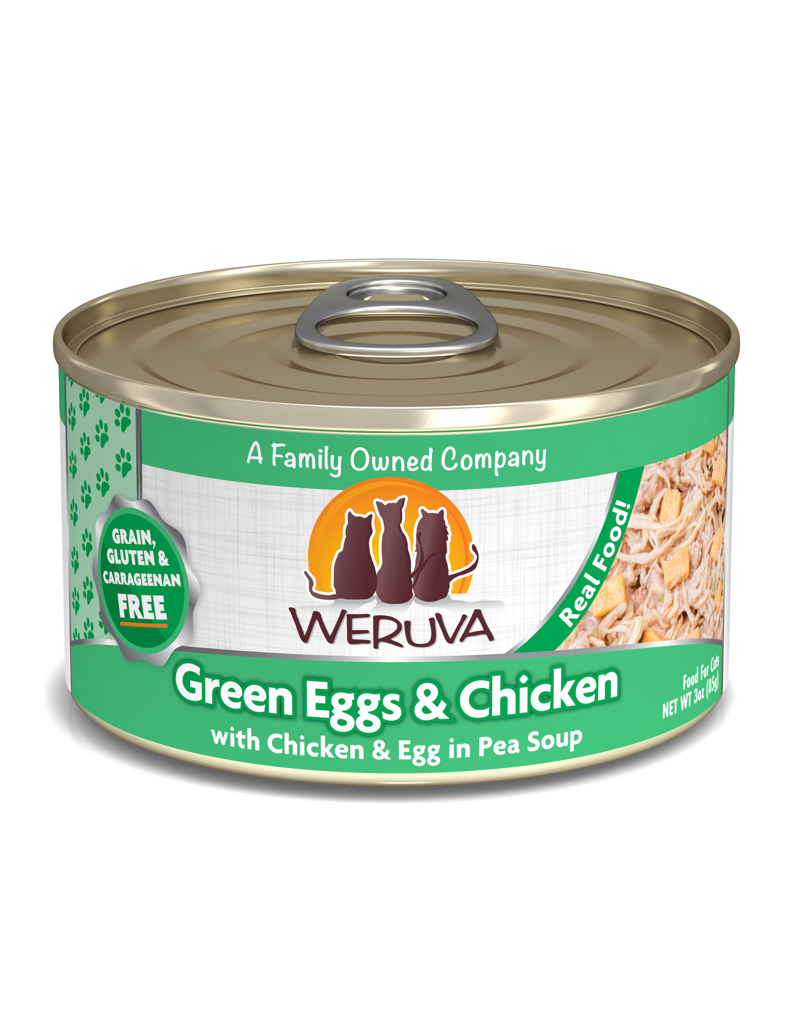 Weruva WERUVA CAT GREEN EGGS & CHICKEN WITH CHICKEN & EGG IN PEA SOUP