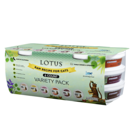 Lotus Pet Foods LOTUS CAT RAW 3.5OZ VARIETY PACK 6-COUNT