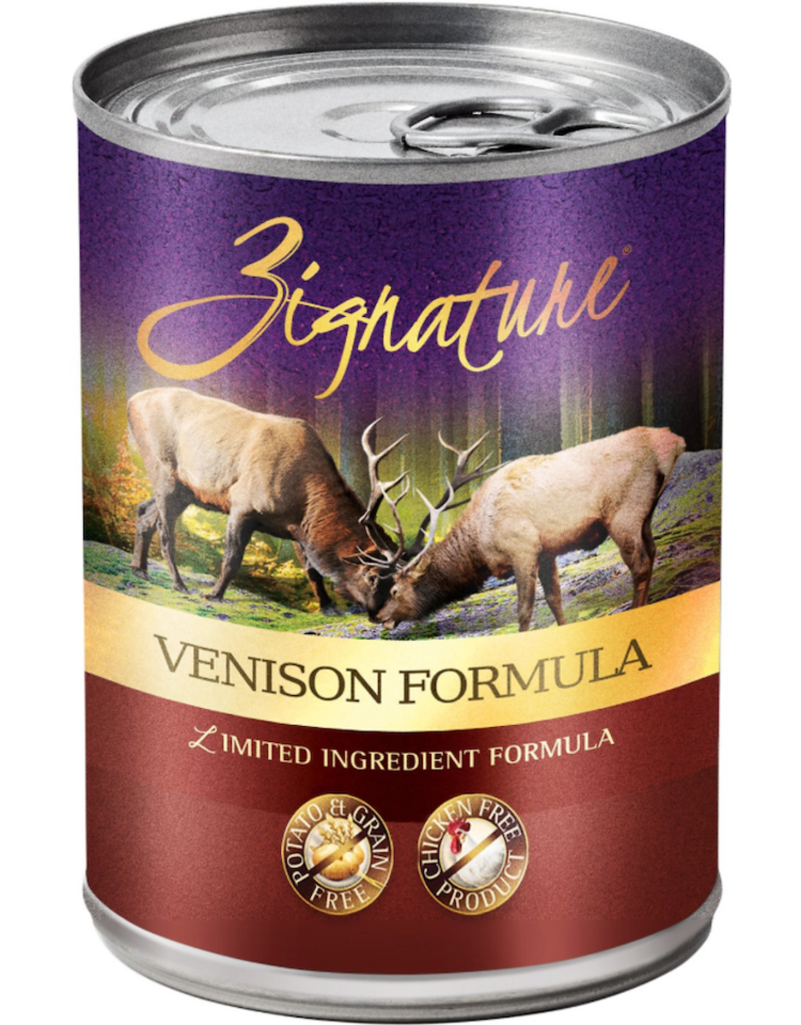 Zignature ZIGNATURE DOG VENISON FORMULA 13OZ