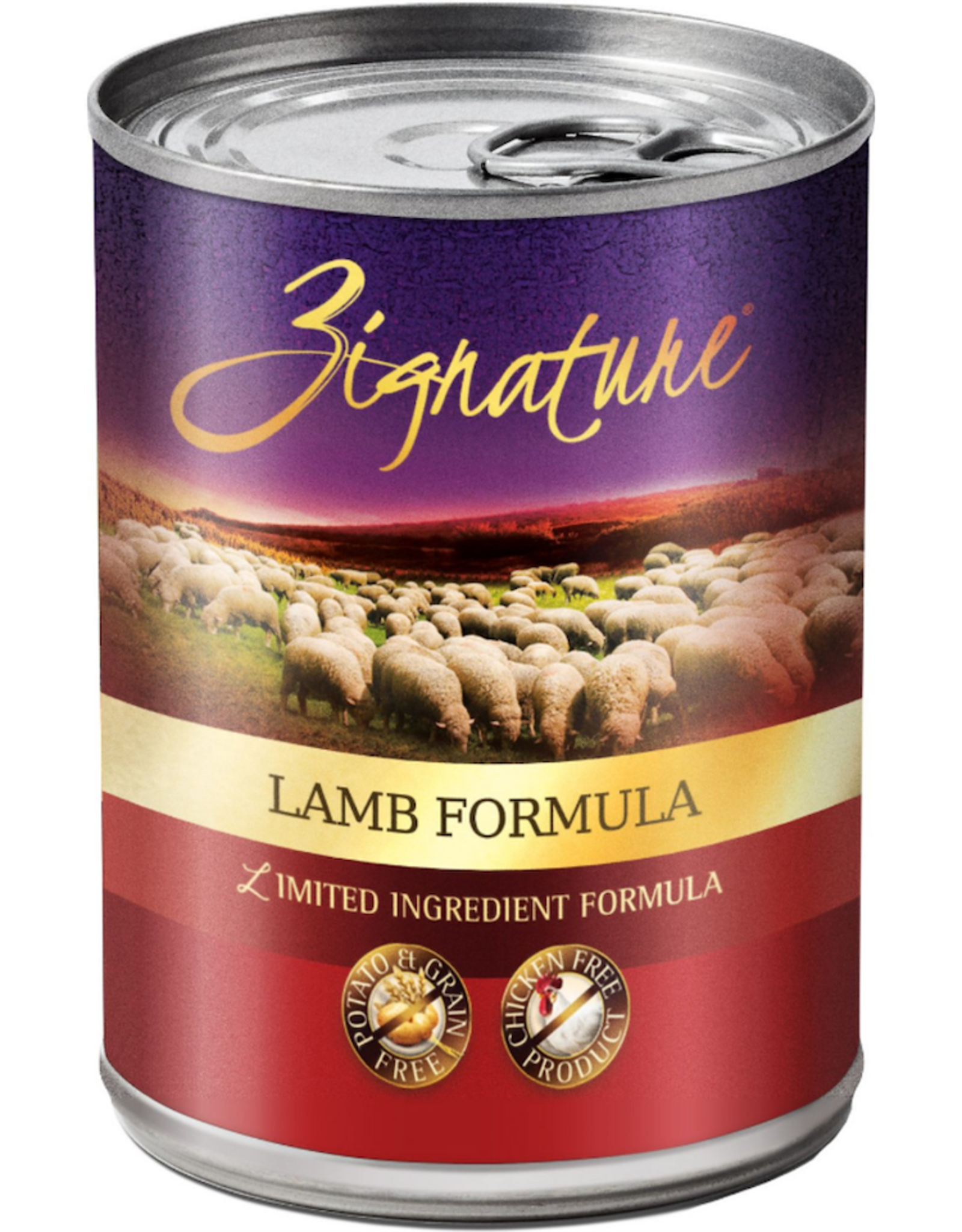 Zignature ZIGNATURE DOG LAMB FORMULA 13OZ