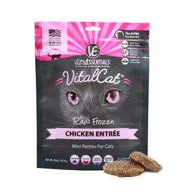 Vital Essentials VITAL CAT RAW FROZEN MINI PATTIES CHICKEN ENTRÉE 28OZ