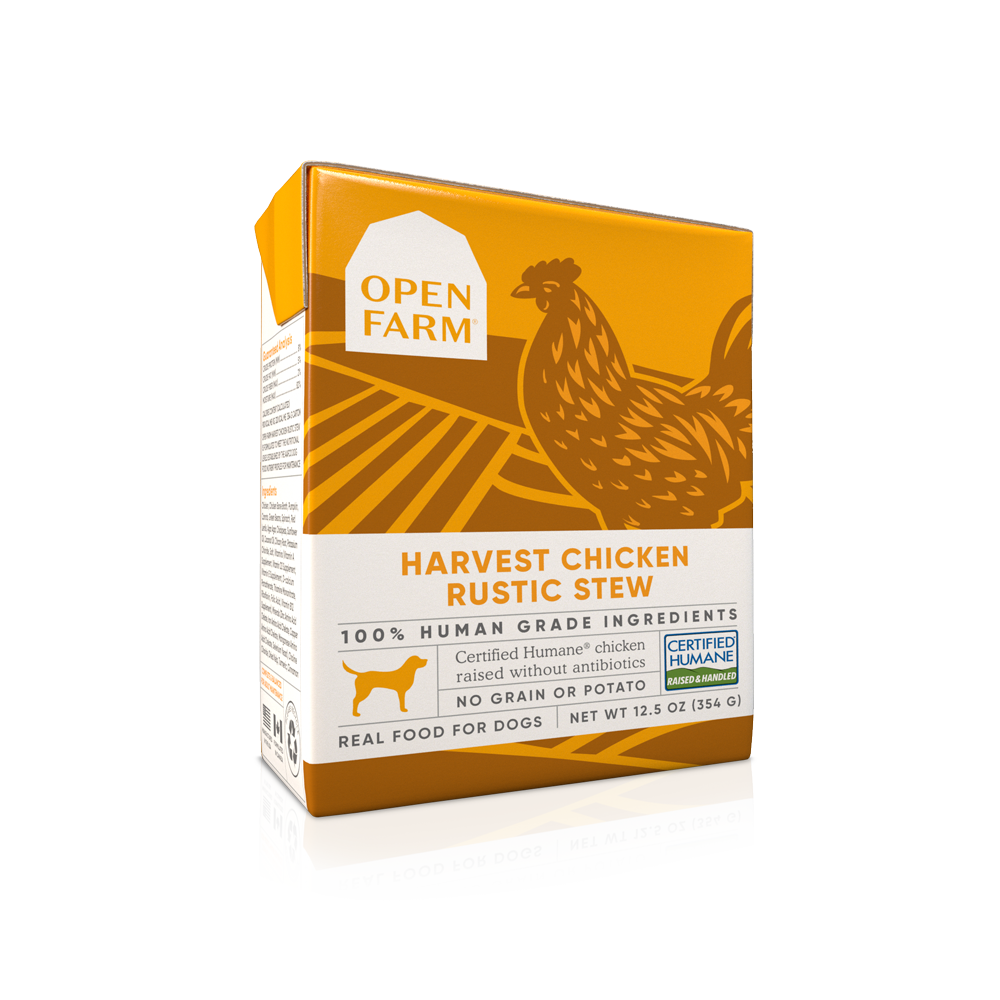 OPEN FARM DOG HARVEST CHICKEN RUSTIC STEW 12.5OZ Rosie Bunny Bean