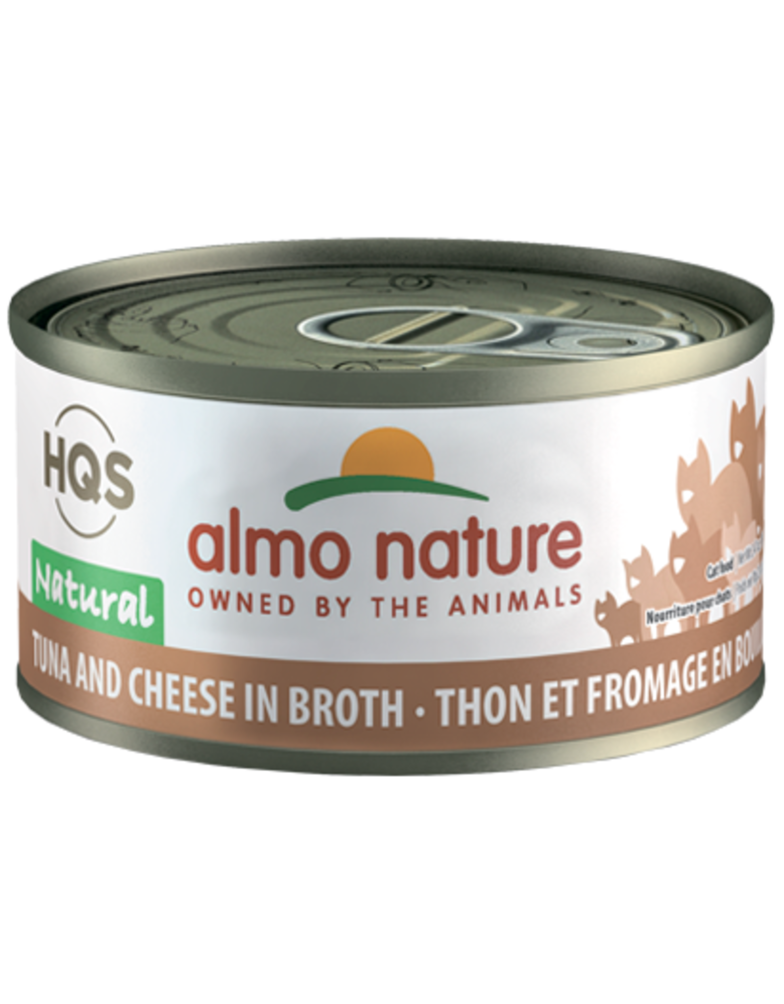 Almo Nature ALMO NATURE CAT HQS NATURAL TUNA WITH CHEESE IN BROTH