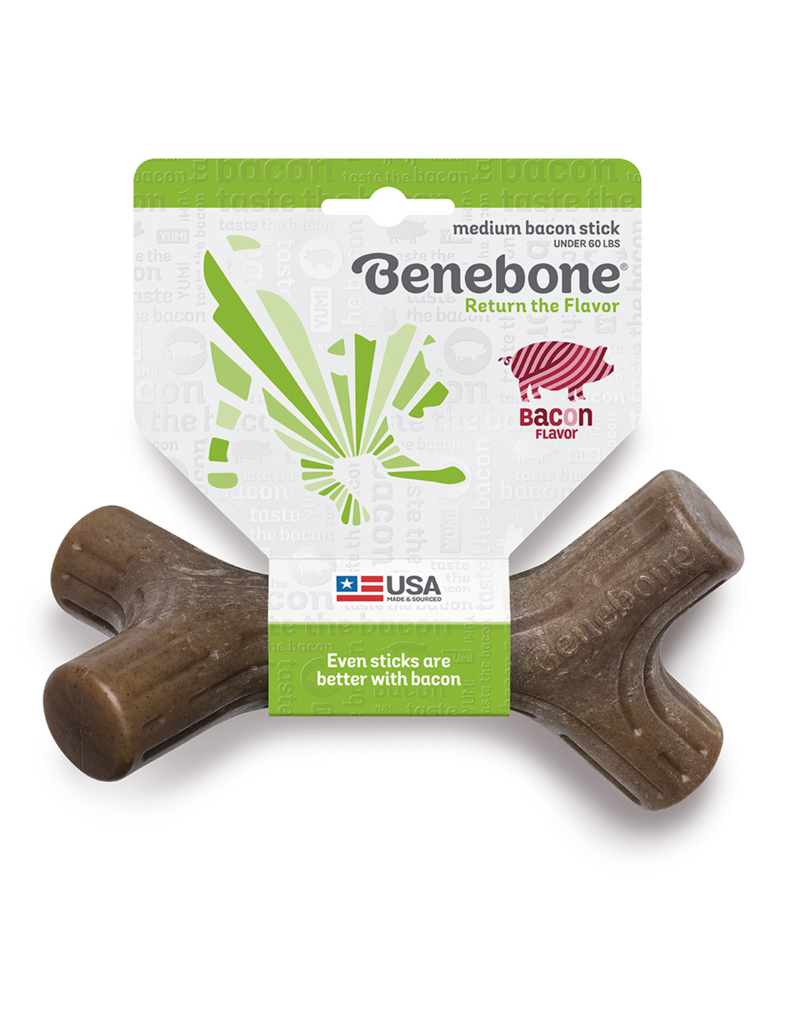 Benebone BENEBONE BACON STICK DOG CHEW TOY