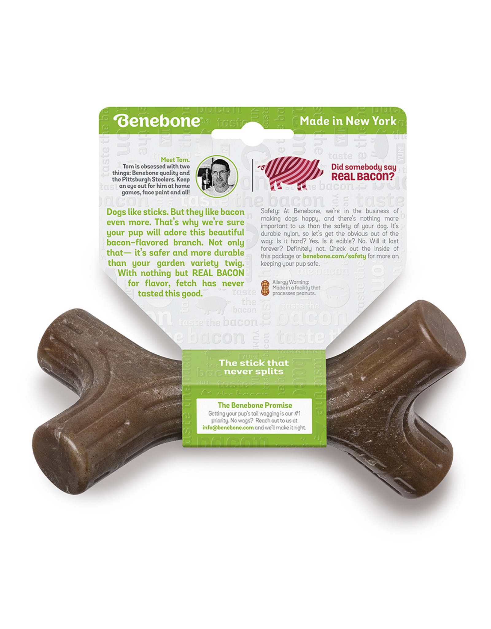 Benebone BENEBONE BACON STICK DOG CHEW TOY