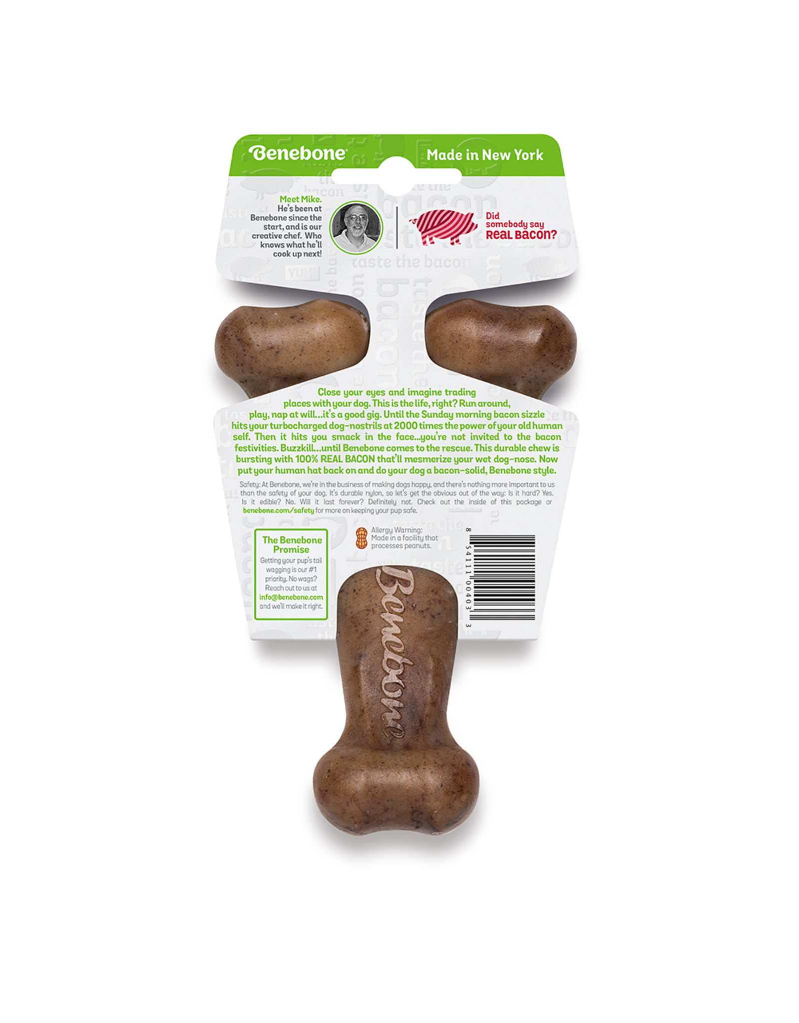 Benebone BENEBONE BACON WISHBONE CHEW TOY