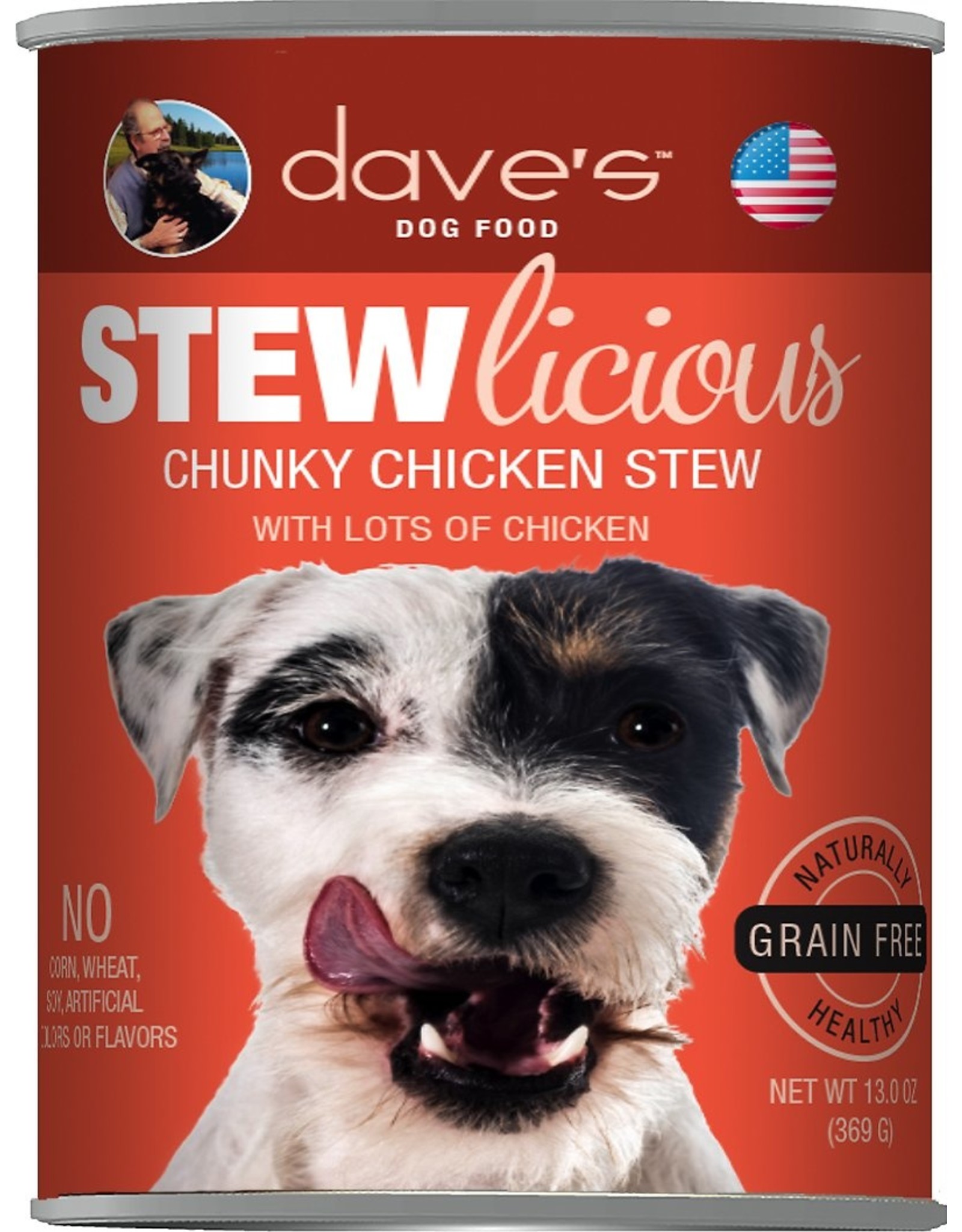 Dave's Pet Food DAVE’S DOG STEWLICIOUS CHUNKY CHICKEN STEW 13OZ
