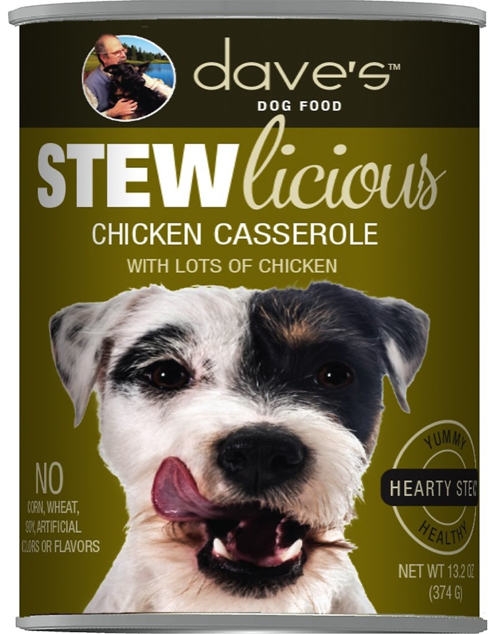 Dave's Pet Food DAVE’S DOG STEWLICIOUS CHICKEN CASSEROLE STEW 13OZ