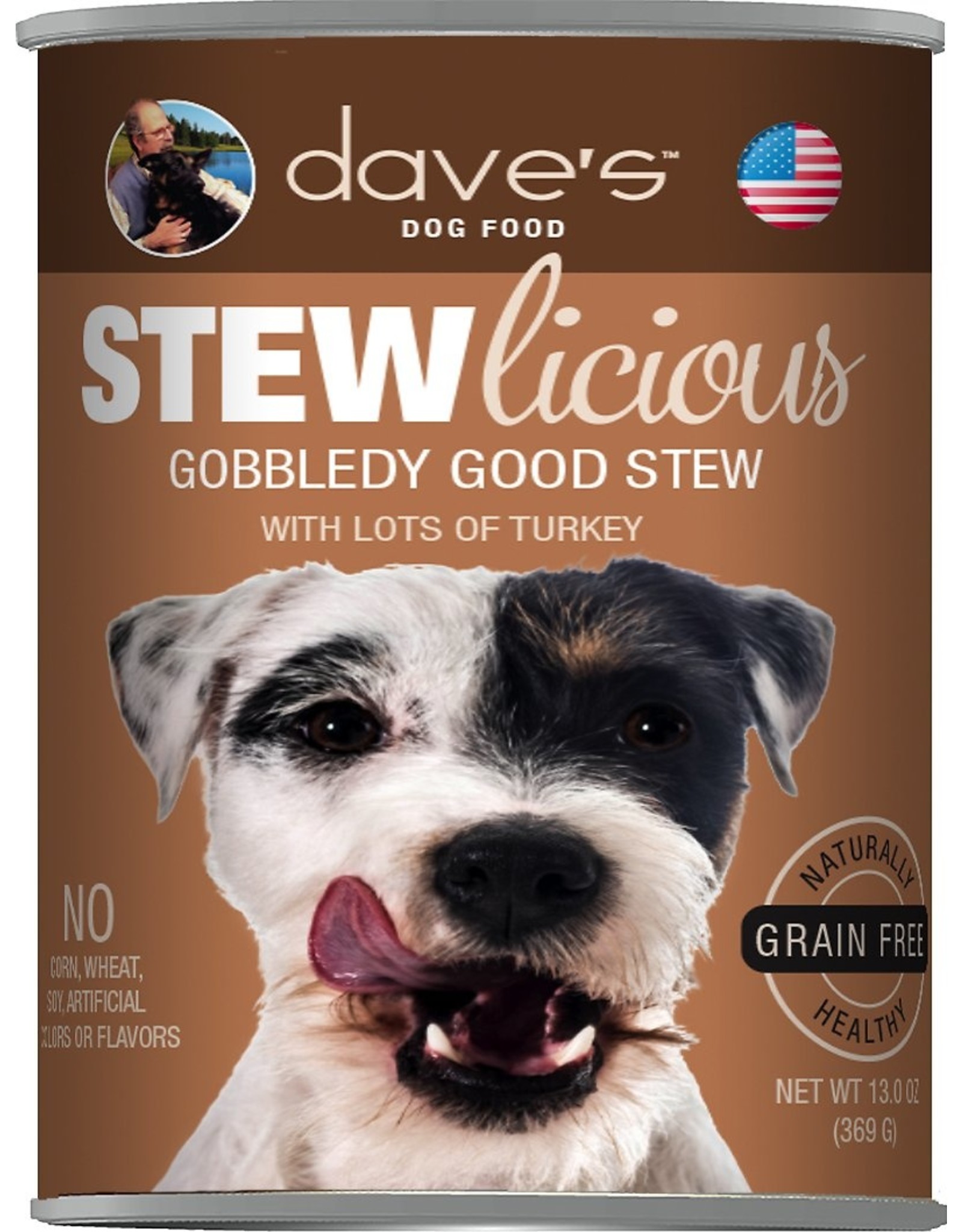 Dave's Pet Food DAVE’S DOG STEWLICIOUS GOBBLEDY GOOD STEW 13.2OZ