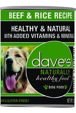 Dave's Pet Food DAVE’S DOG NATURALLY HEALTHY FOOD BEEF & RICE
