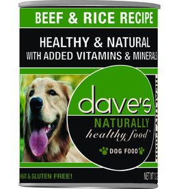 Dave's Pet Food DAVE’S DOG NATURALLY HEALTHY FOOD BEEF & RICE