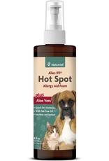 NaturVet NATURVET ALLER-911 HOT SPOT ALLERGY AID FOAM PLUS ALOE VERA 8OZ