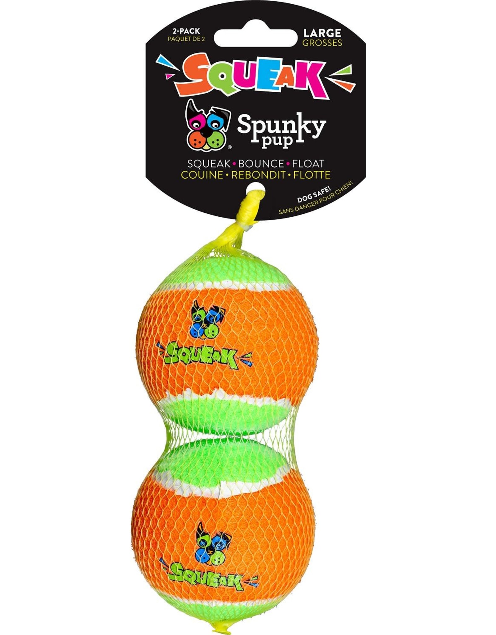 Spunky Pup SPUNKY PUP SQUEAKY TENNIS BALLS