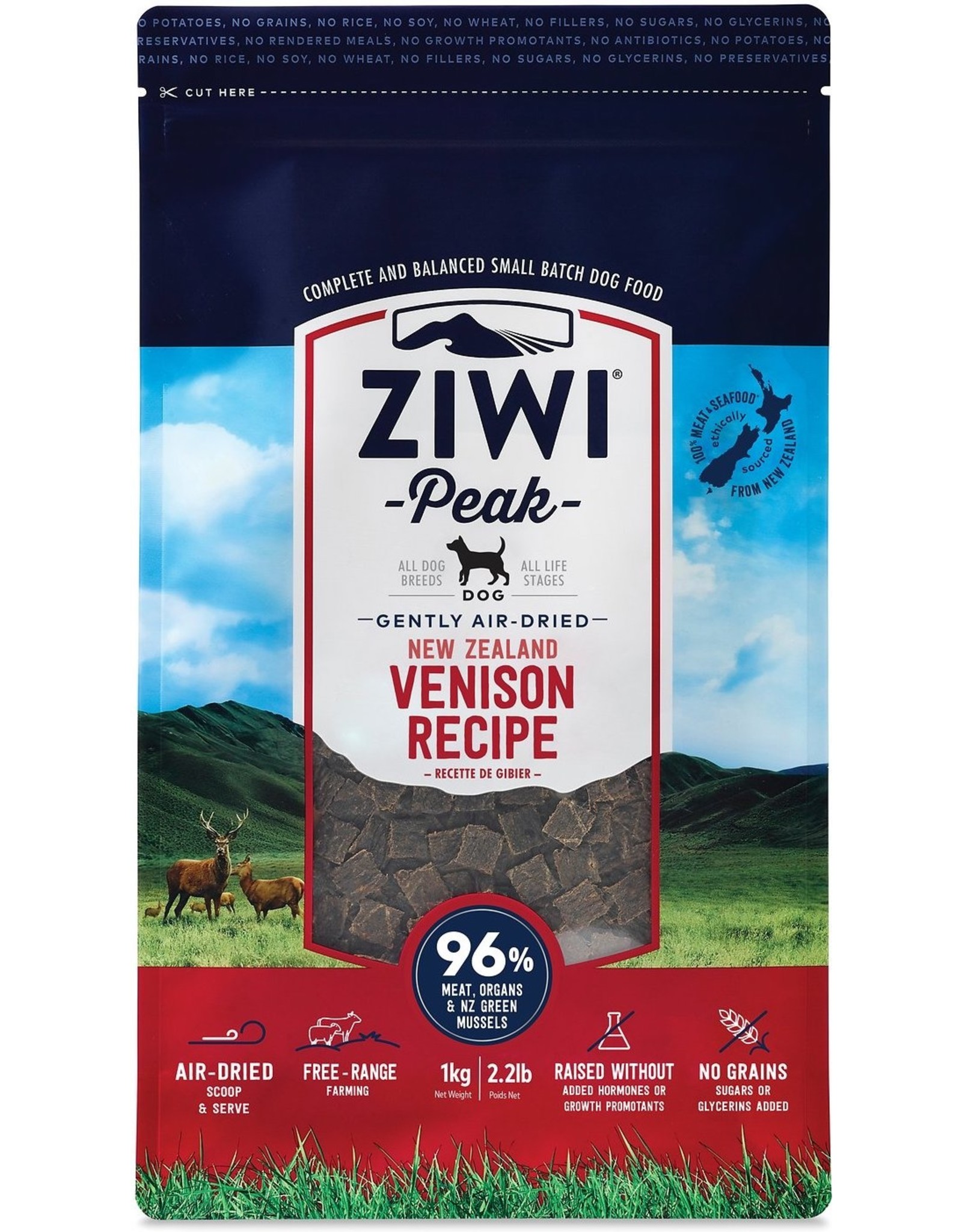 Ziwi Peak ZIWI PEAK DOG GENTLY AIR-DRIED NEW ZEALAND VENISON RECIPE