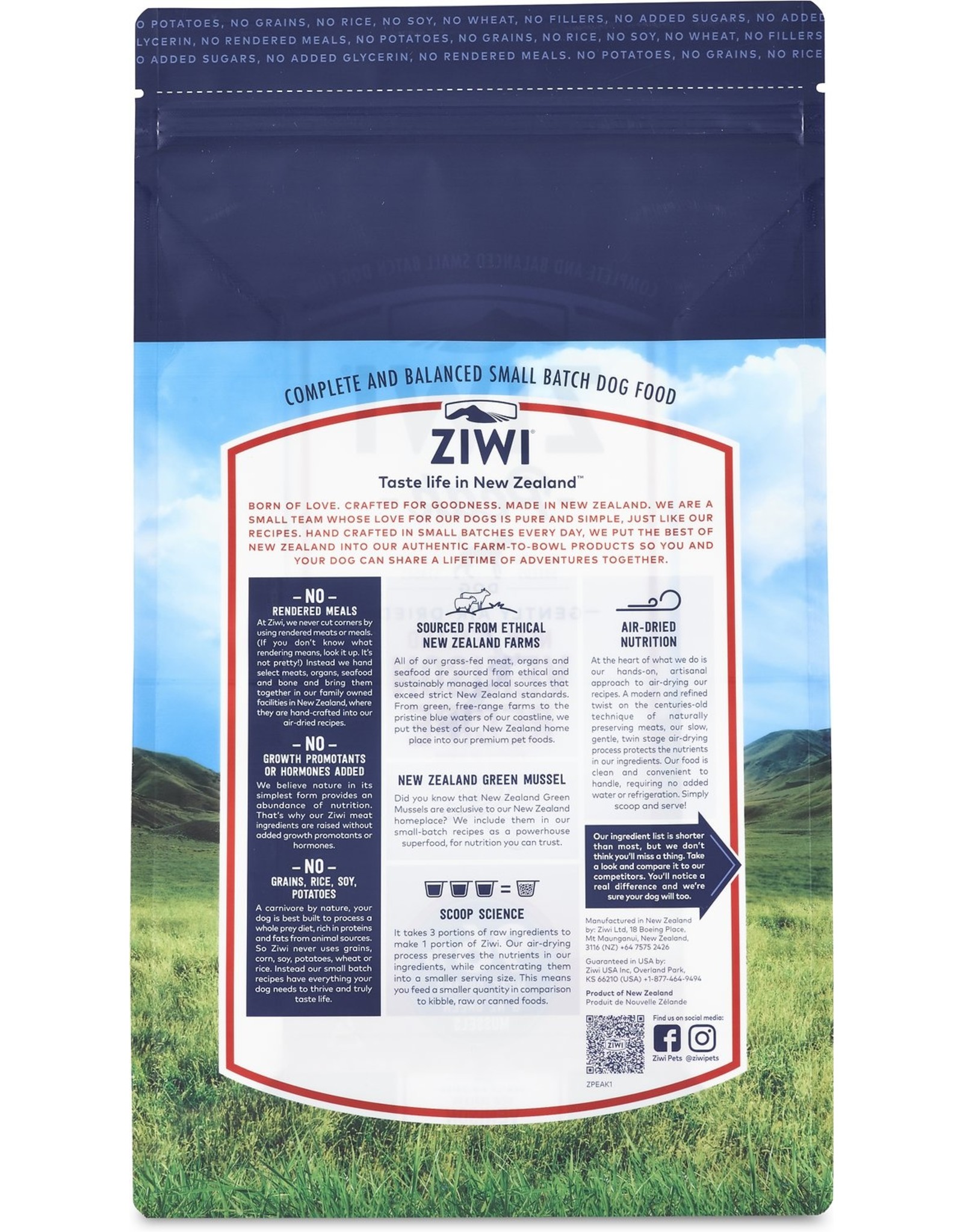 Ziwi Peak ZIWI PEAK DOG GENTLY AIR-DRIED NEW ZEALAND VENISON RECIPE