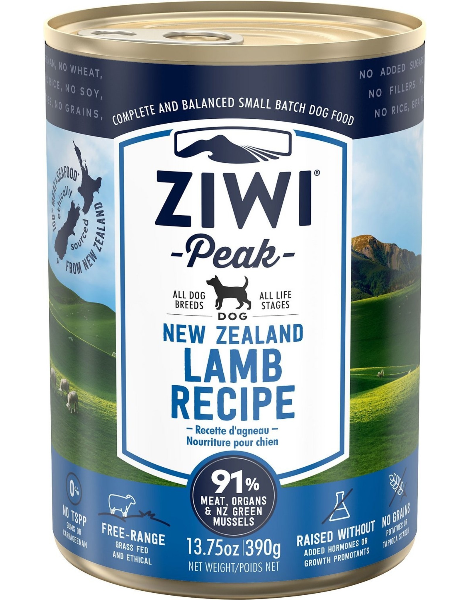 Ziwi Peak ZIWI PEAK DOG NEW ZEALAND LAMB RECIPE 13.75OZ