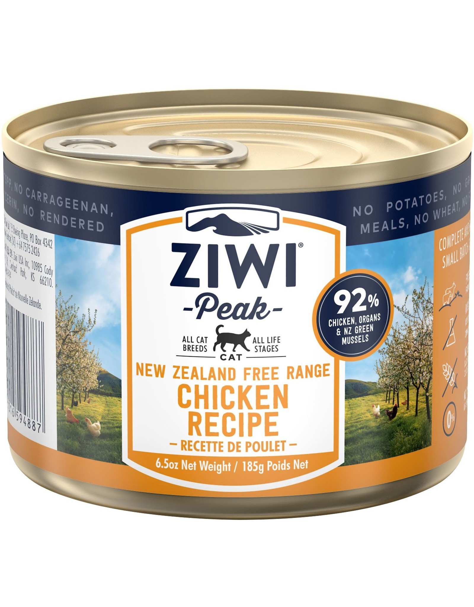 Ziwi Peak ZIWI PEAK CAT NEW ZEALAND FREE RANGE CHICKEN