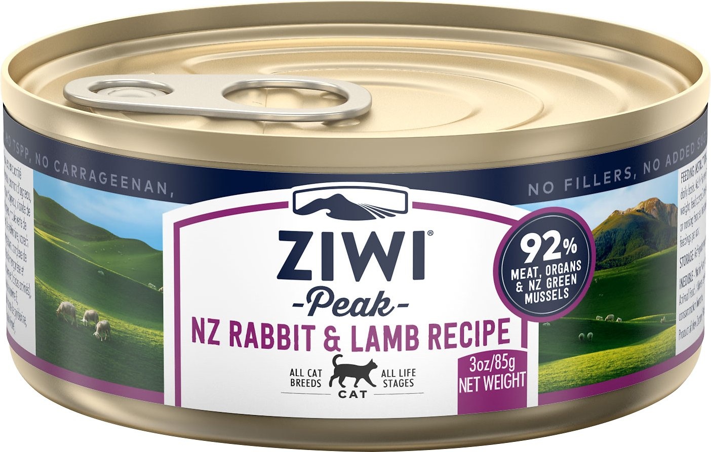 ZIWI PEAK CAT NEW ZEALAND RABBIT & LAMB RECIPE - Rosie Bunny Bean