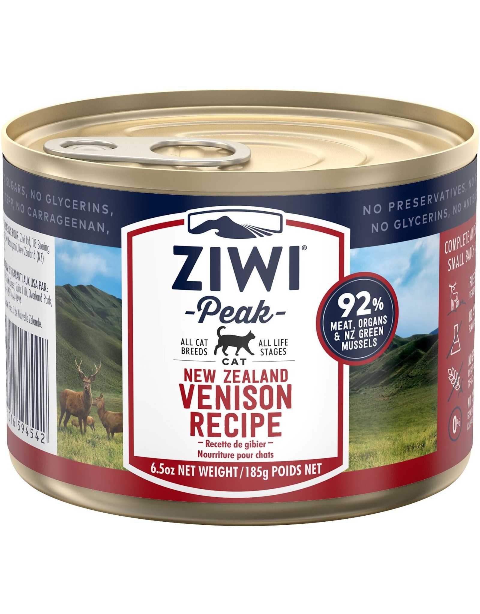 Ziwi Peak ZIWI PEAK CAT NEW ZEALAND VENISON RECIPE
