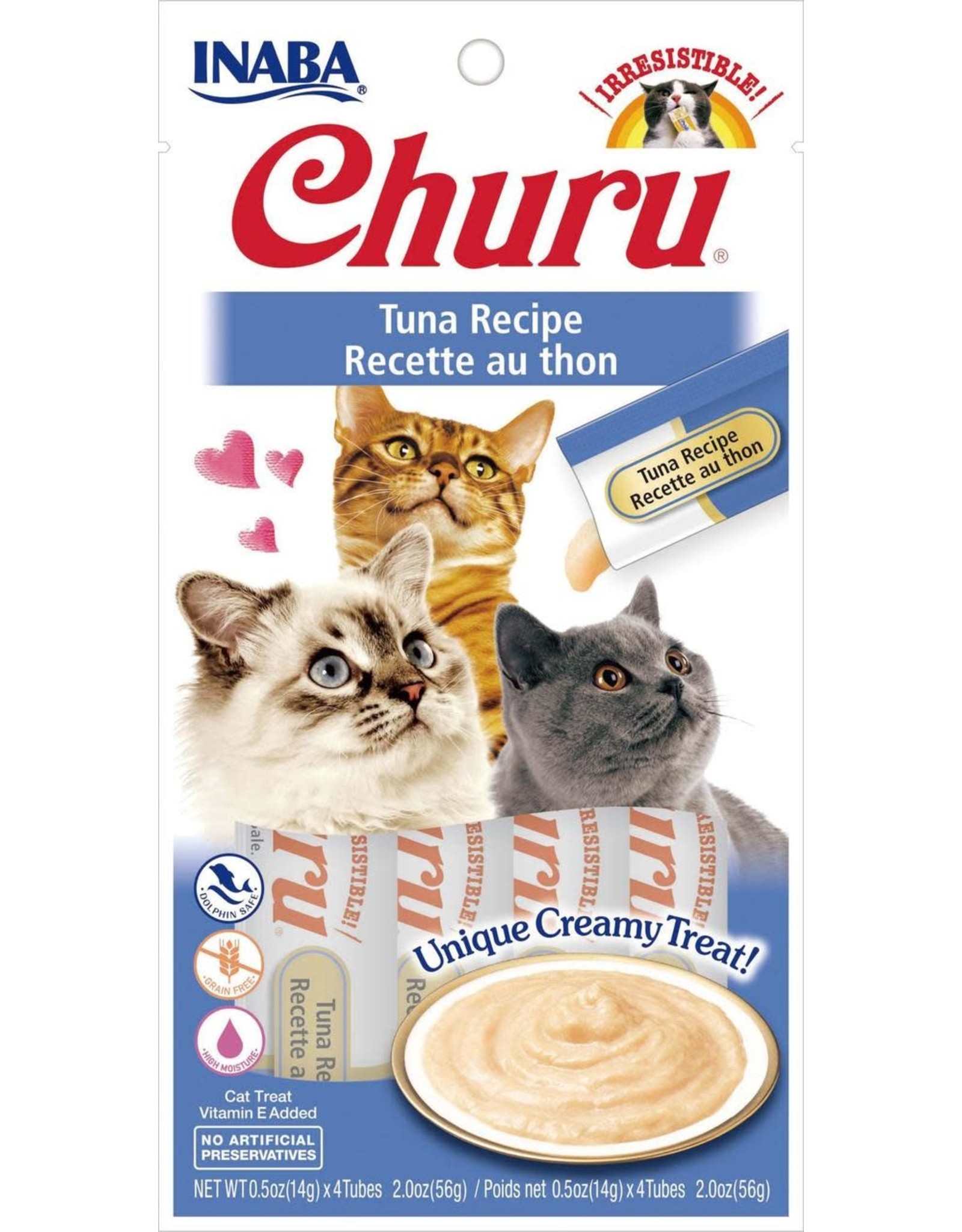 Inaba INABA CAT CHURU PURÉE TUNA RECIPE 4-COUNT