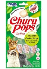 Inaba INABA CAT CHURU POPS TUNA WITH CHICKEN RECIPE 4-COUNT