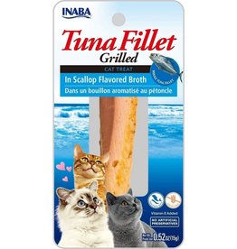 Inaba INABA CAT GRILLED TUNA FILLET IN SCALLOP FLAVORED BROTH .52OZ