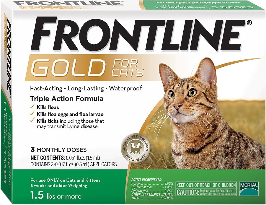 Frontline gold shop for cats instructions