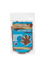 The Real Meat Company THE REAL MEAT CO. FISH & VENISON JERKY TREATS 8OZ