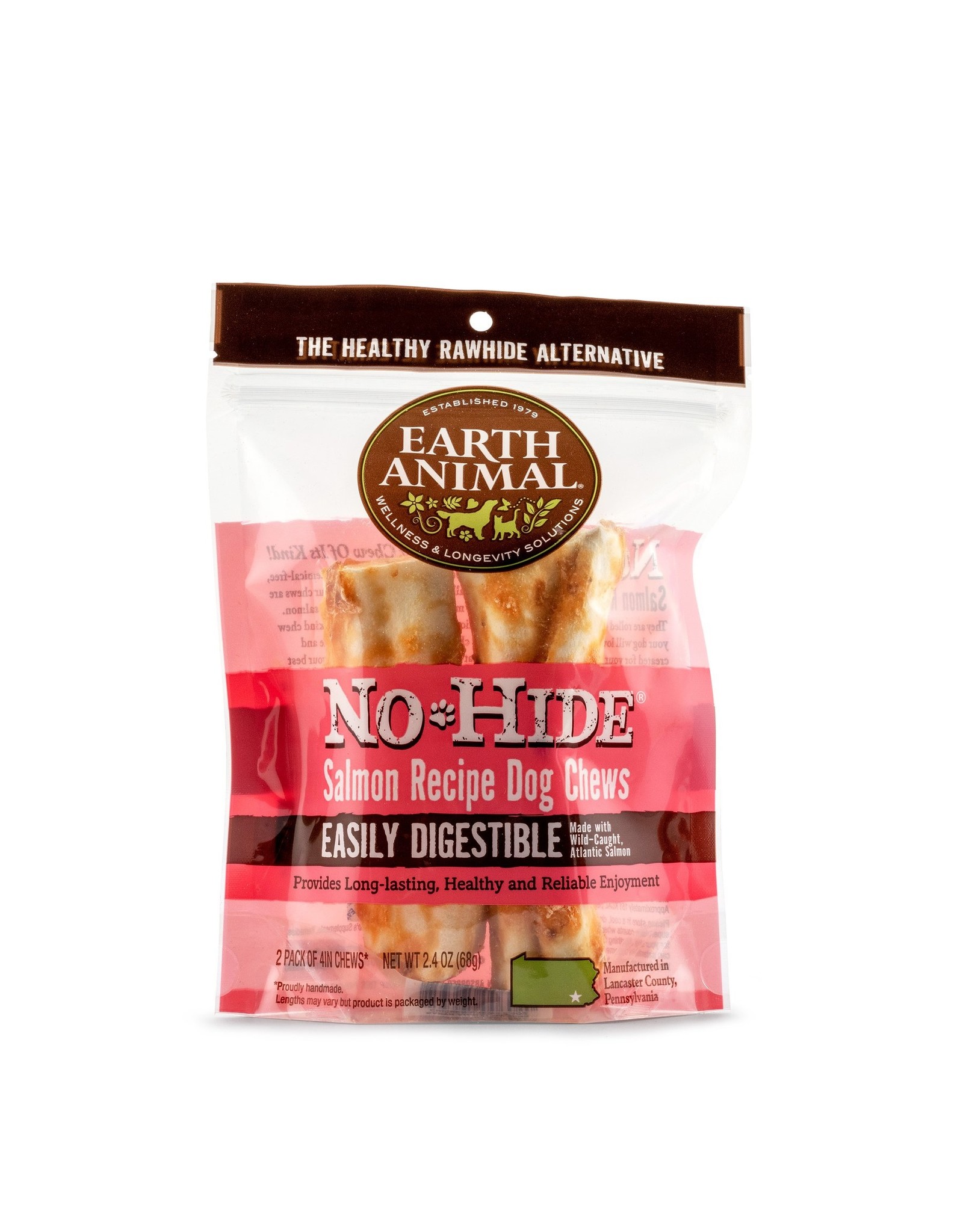 Earth Animal EARTH ANIMAL NO-HIDE SALMON CHEWS