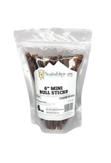 The Natural Dog Company THE NATURAL DOG COMPANY 6" MINI BULLY STICKS 6OZ BAG