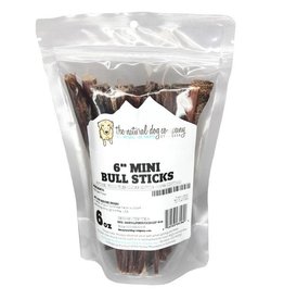 The Natural Dog Company THE NATURAL DOG COMPANY 6" MINI BULLY STICKS 6OZ BAG