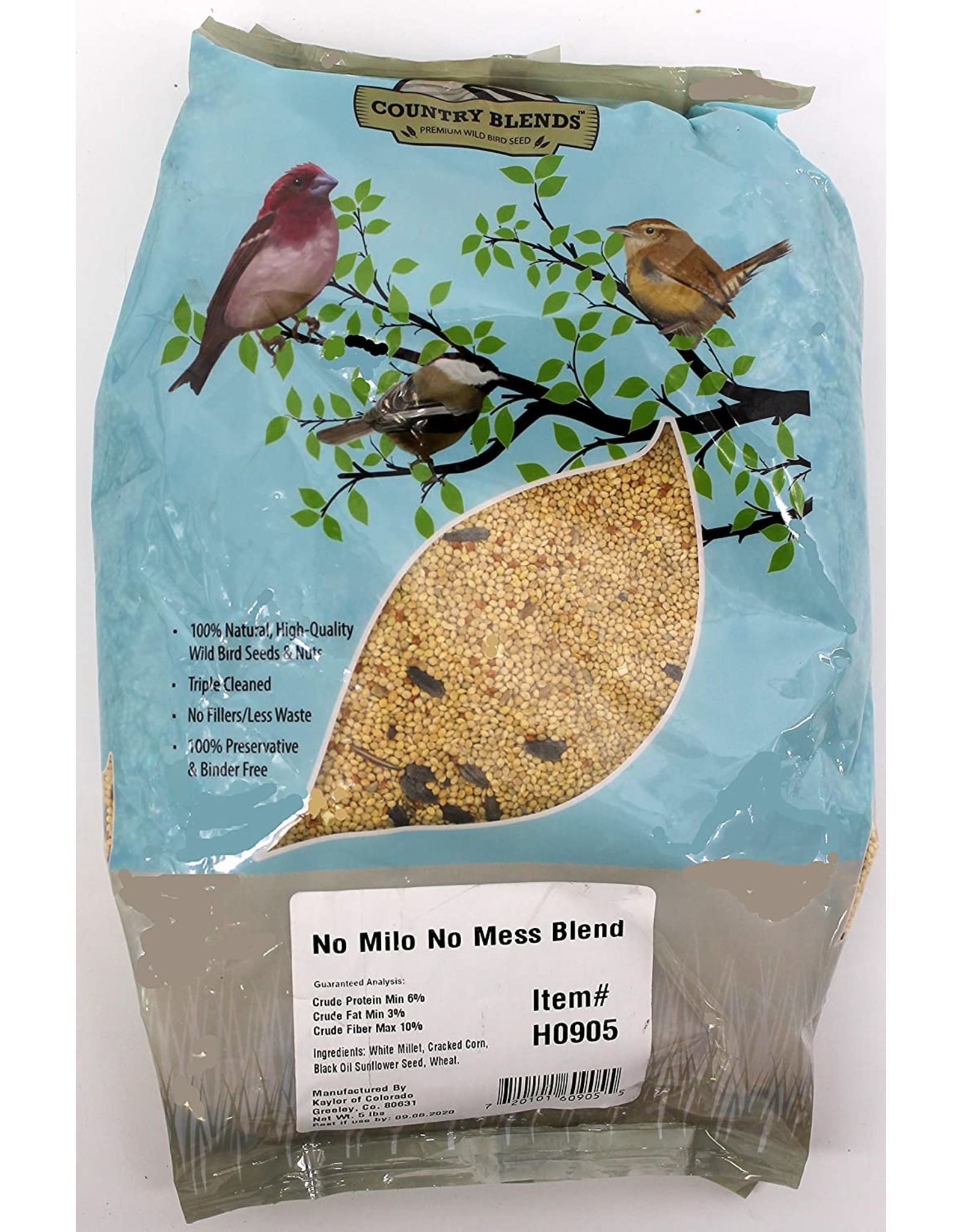Millet Free Wild Bird Seed unique rare bird