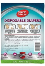 Bramton SIMPLE SOLUTION 12-COUNT DISPOSABLE DOG DIAPERS