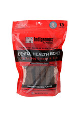 Indigenous Pet Products INDIGENOUS DENTAL HEALTH BONES SMOKED BACON FLAVOR 13-COUNT