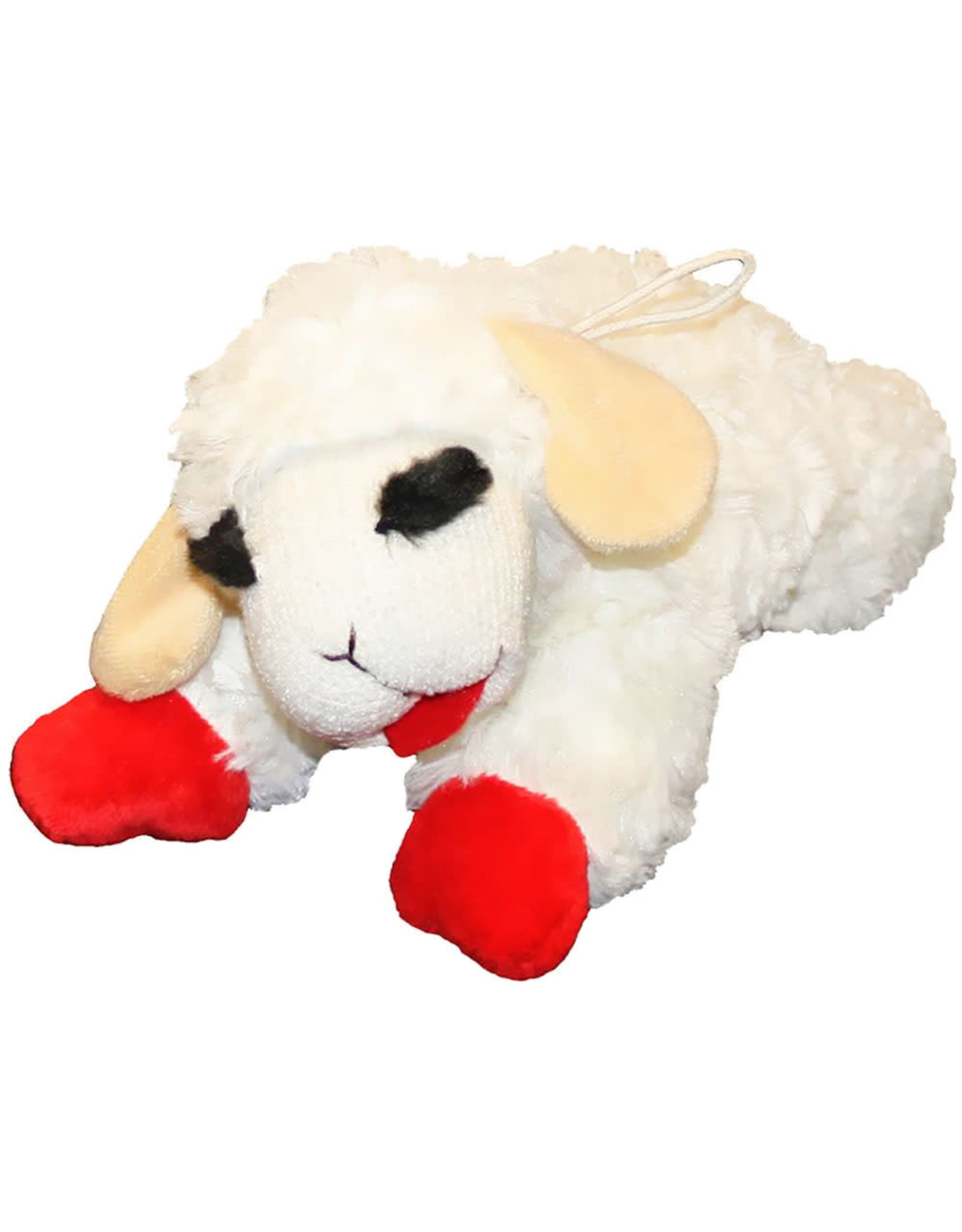 indestructible lamb chop dog toy